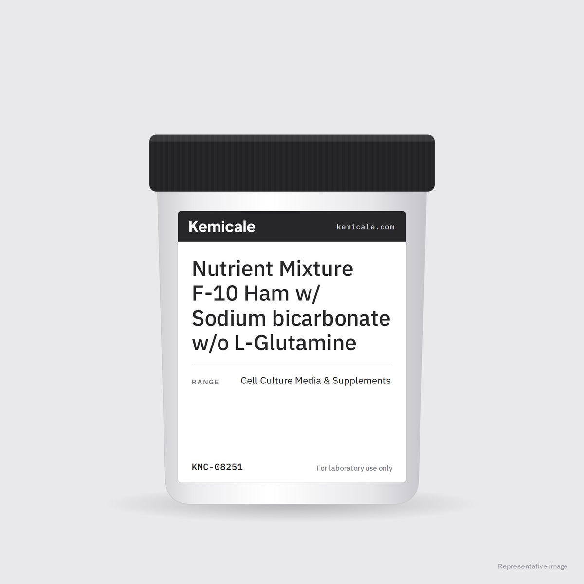 Nutrient Mixture F-10 Ham w/ Sodium bicarbonate w/o L-Glutamine – Kemicale representative pack image