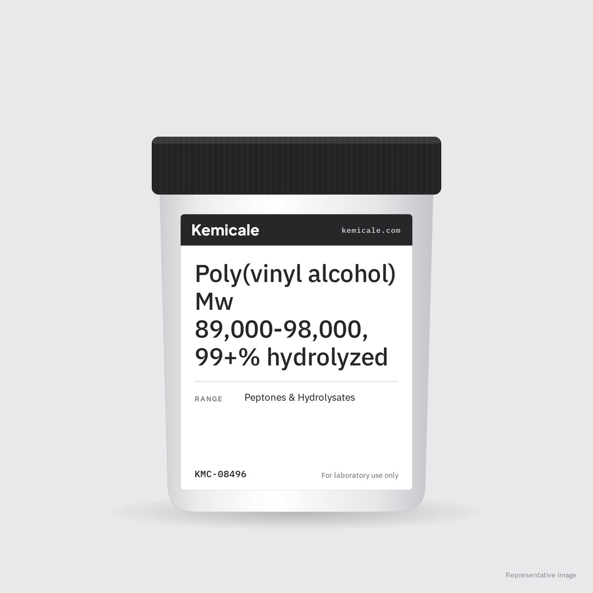 Poly(vinyl alcohol) Mw 89,000-98,000, 99+% hydrolyzed – Kemicale representative pack image