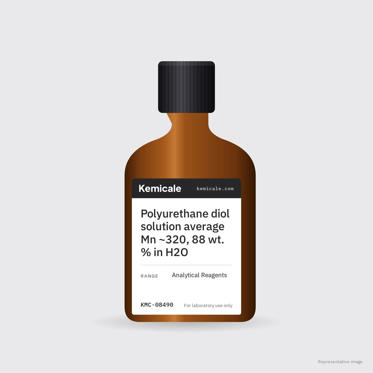 Polyurethane diol solution average Mn ~320, 88 wt. % in H2O – Kemicale representative pack image