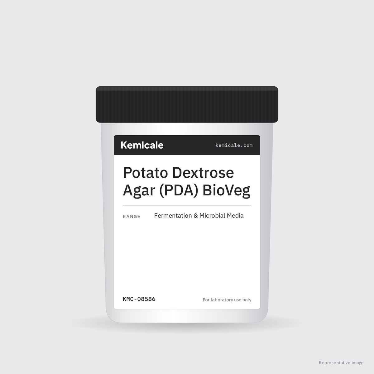 Potato Dextrose Agar (PDA) BioVeg – Kemicale representative pack image