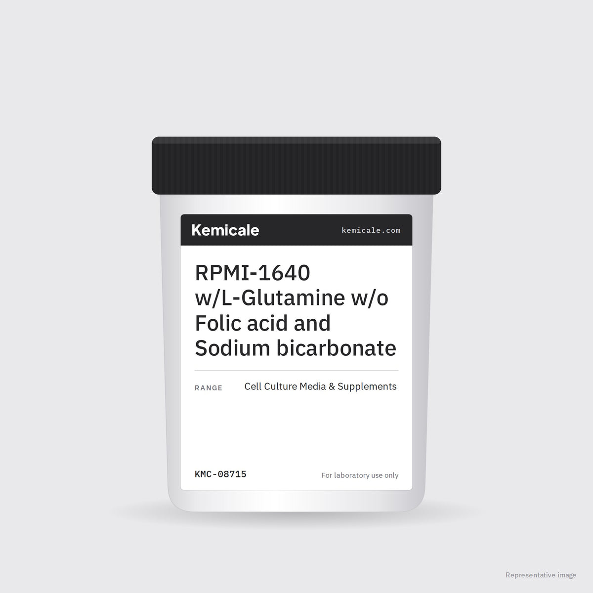 RPMI-1640 w/L-Glutamine w/o Folic acid and Sodium bicarbonate – Kemicale representative pack image
