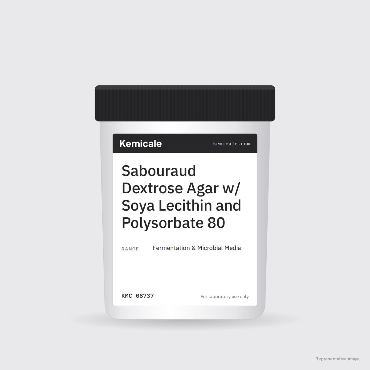 Sabouraud Dextrose Agar w/ Soya Lecithin and Polysorbate 80 – Kemicale representative pack image