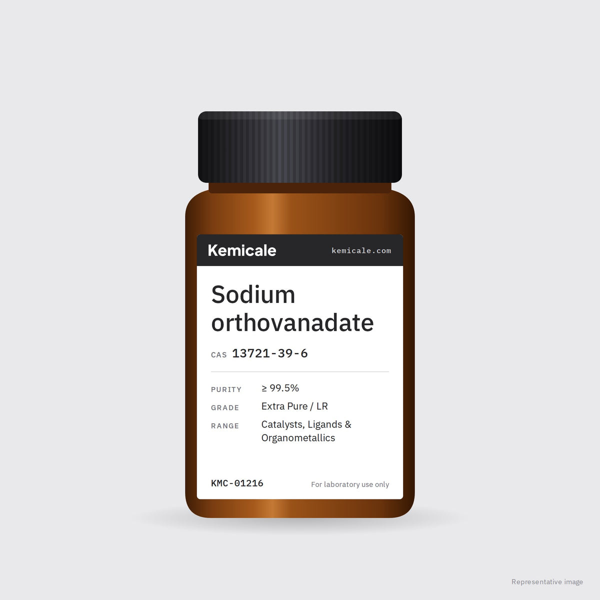 Sodium orthovanadate (CAS 13721-39-6) – Kemicale representative pack image