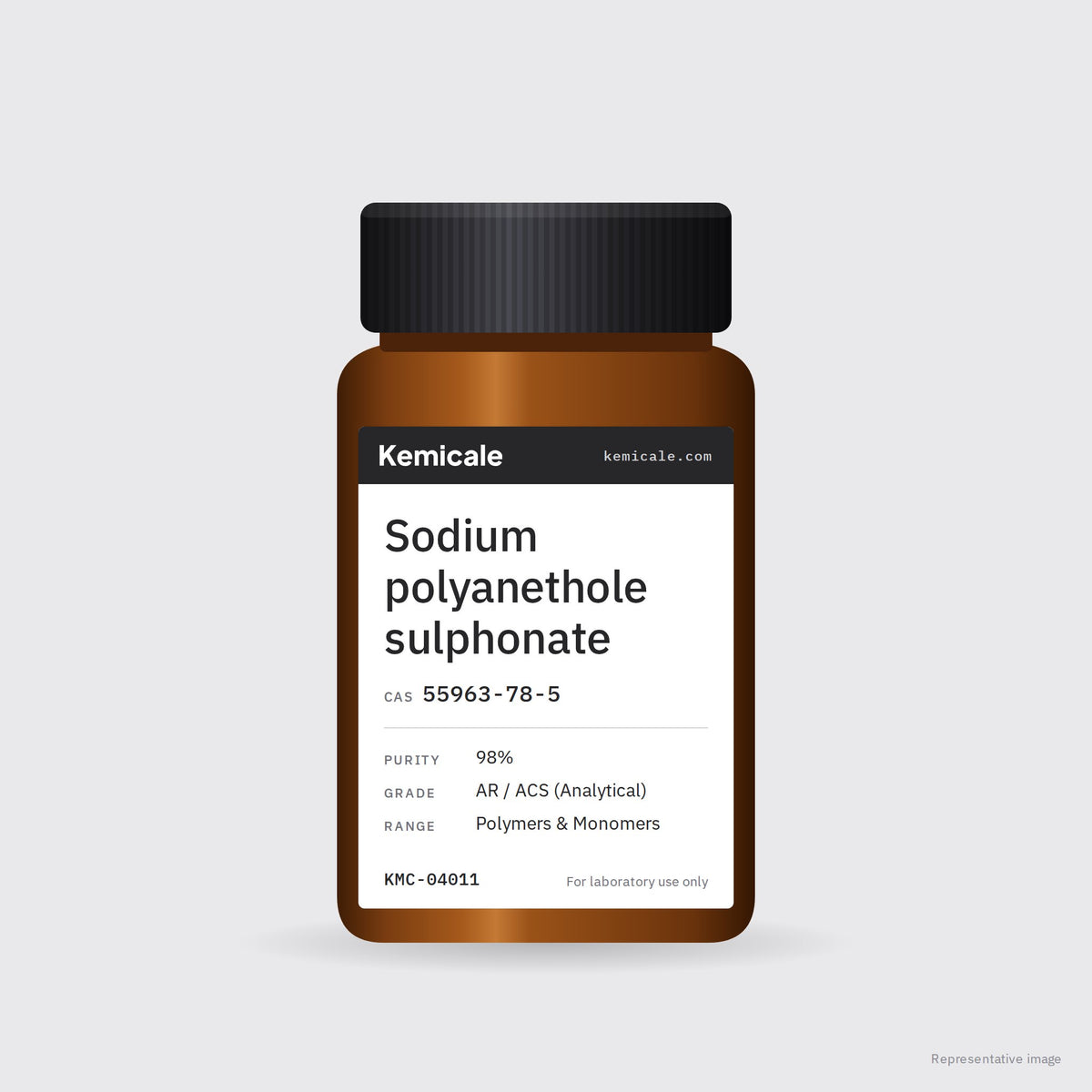 Sodium polyanethole sulphonate (CAS 55963-78-5) – Kemicale representative pack image