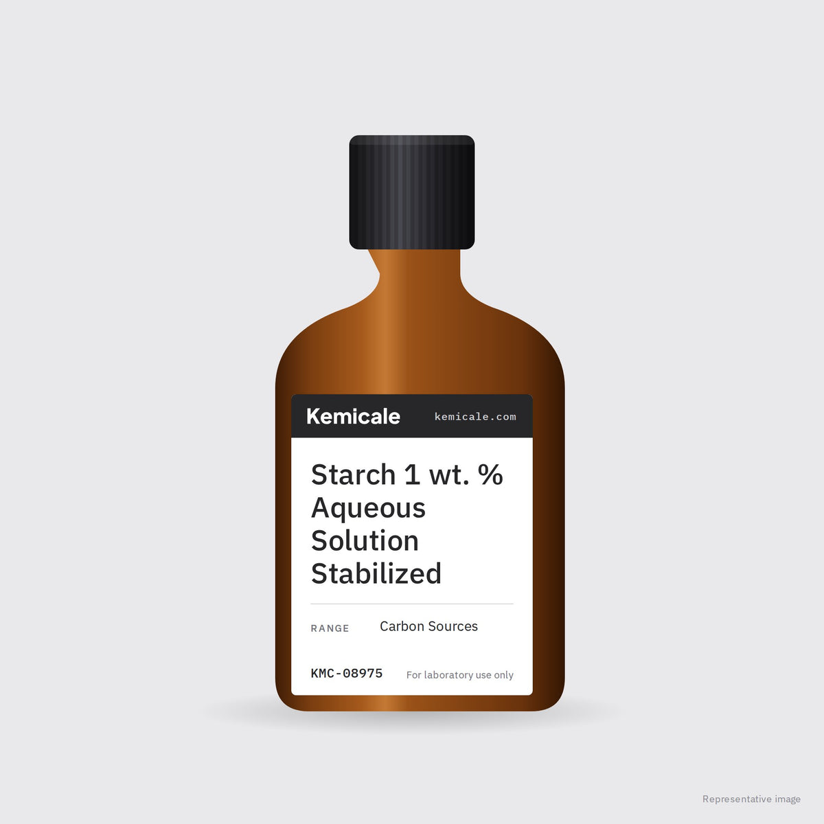 Starch 1 wt. % Aqueous Solution Stabilized – Kemicale representative pack image