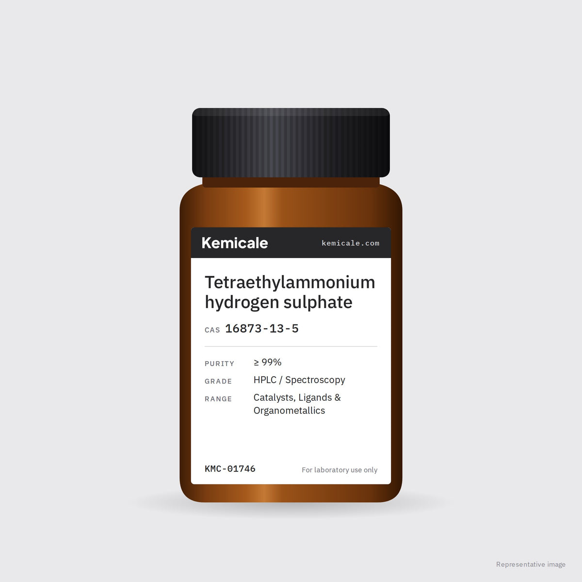 Tetraethylammonium hydrogen sulphate (CAS 16873-13-5) – Kemicale representative pack image