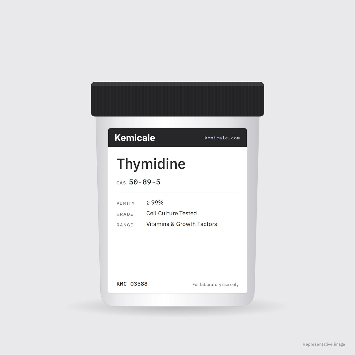 Thymidine (CAS 50-89-5) – Kemicale representative pack image