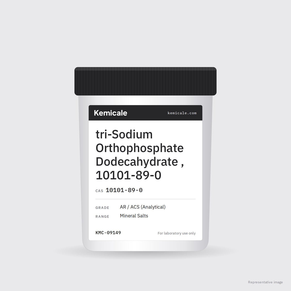 tri-Sodium Orthophosphate Dodecahydrate , 10101-89-0 (CAS 10101-89-0) – Kemicale representative pack image