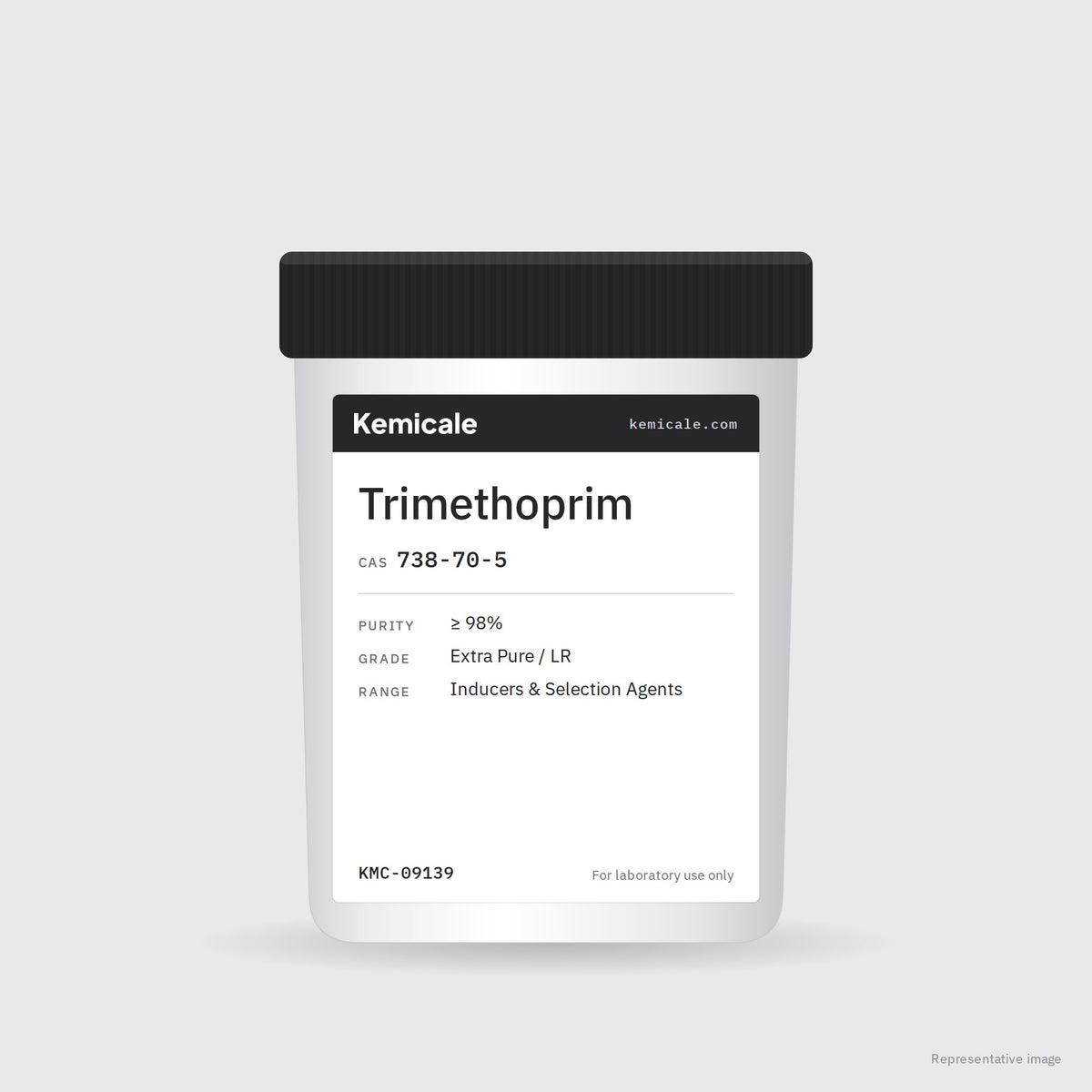Trimethoprim (CAS 738-70-5) – Kemicale representative pack image
