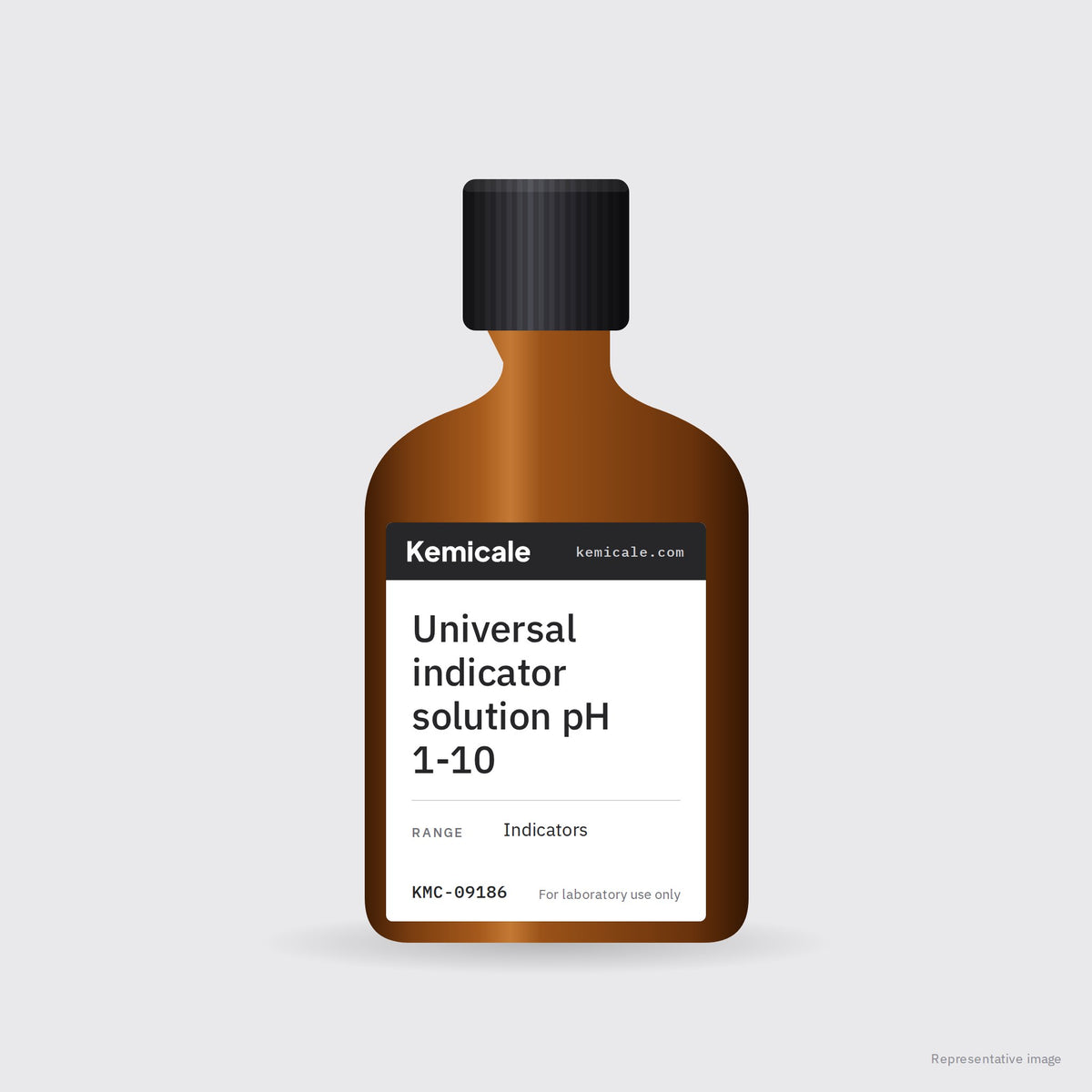 Universal indicator solution pH 1-10 – Kemicale representative pack image