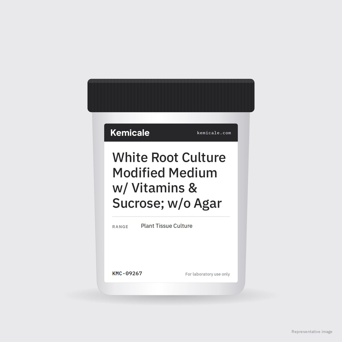 White Root Culture Modified Medium w/ Vitamins & Sucrose; w/o Agar – Kemicale representative pack image