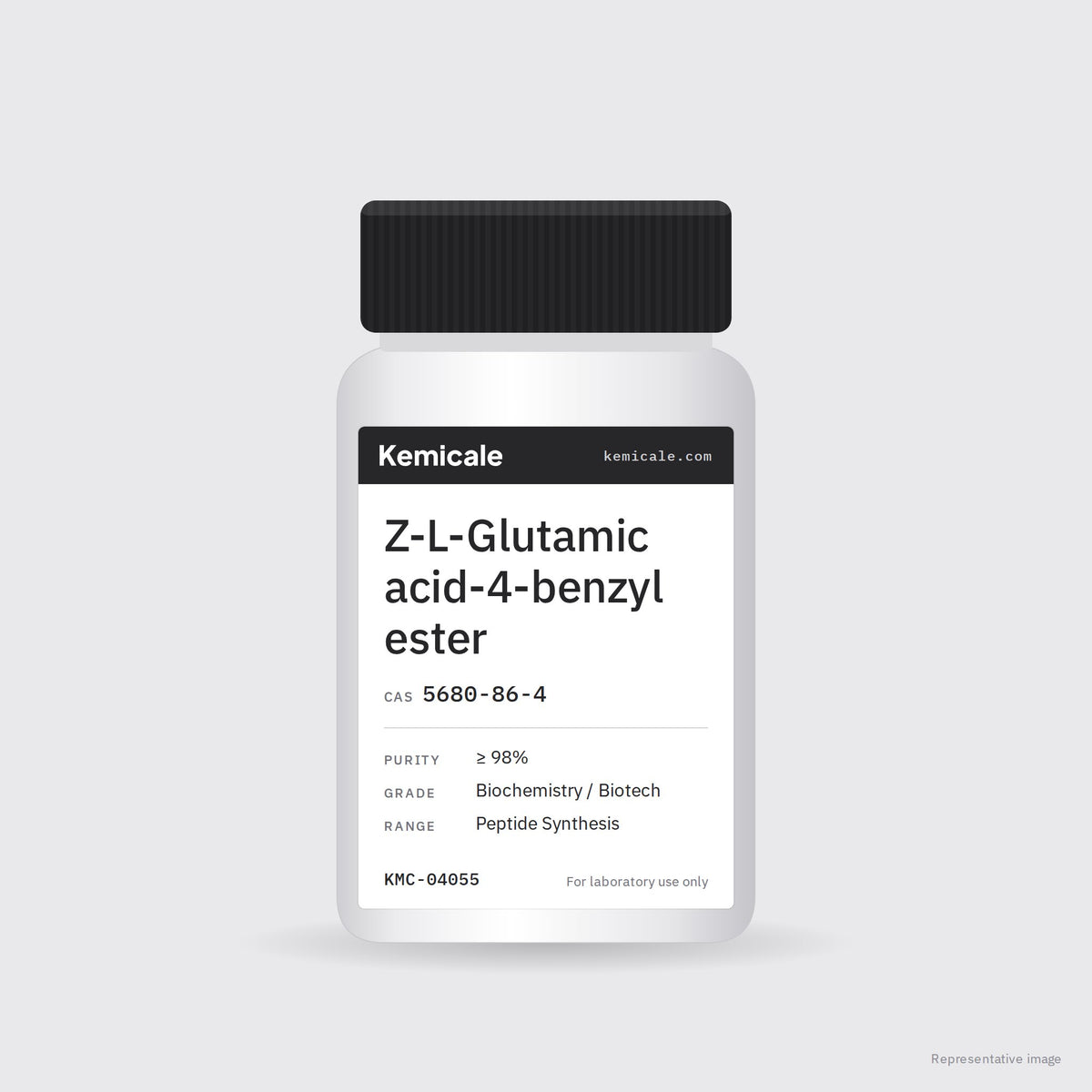 Z-L-Glutamic acid-4-benzyl ester (CAS 5680-86-4) – Kemicale representative pack image