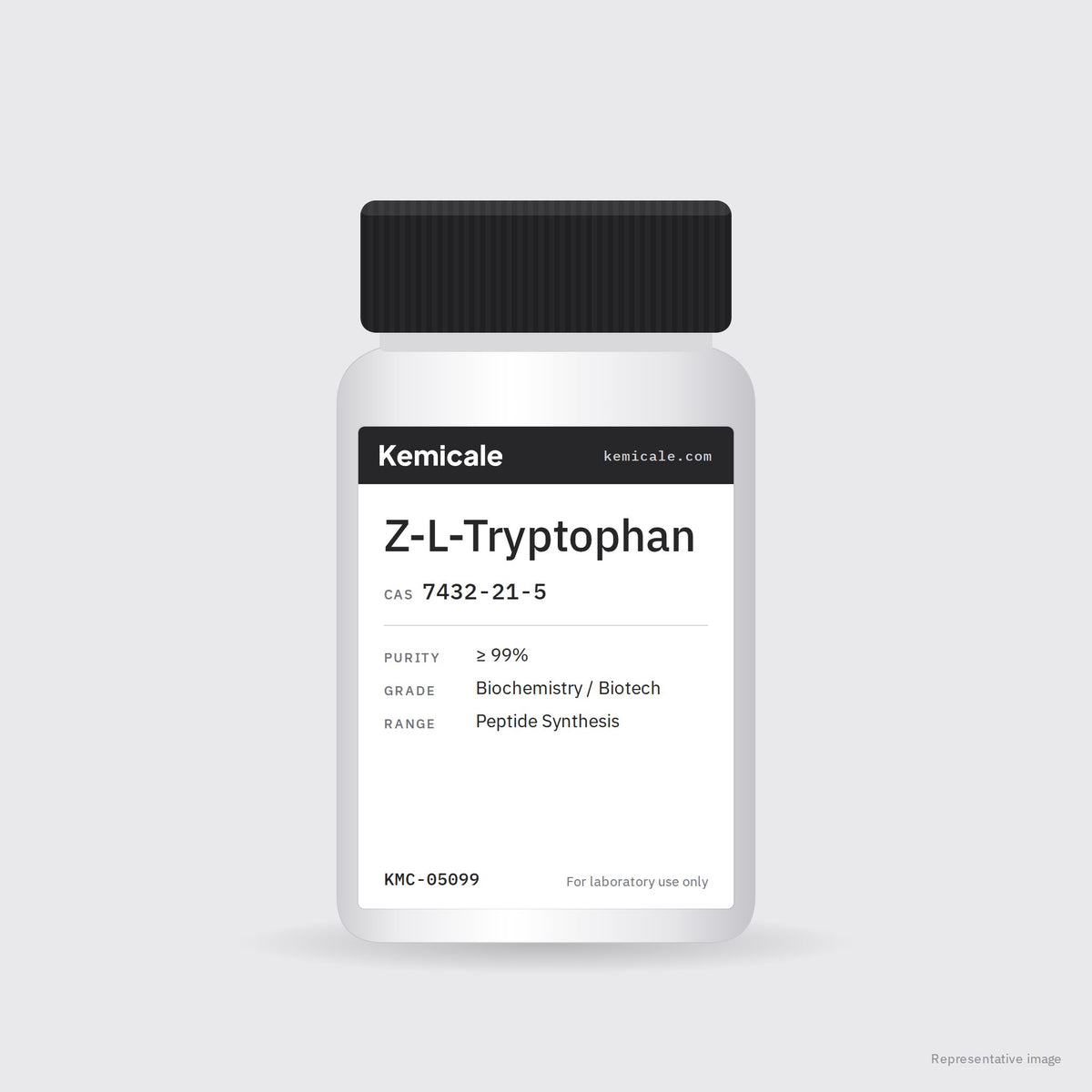 Z-L-Tryptophan (CAS 7432-21-5) – Kemicale representative pack image